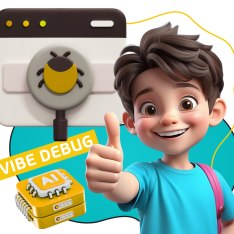 Тестирование & Vibe Debug. Охотники за багами - КИБЕРшкола программирования для детей, компьютерные курсы для школьников, начинающих и подростков - KIBERone г. Крымск