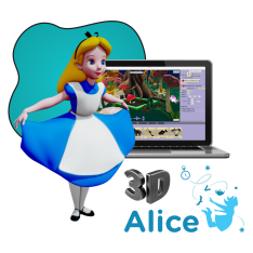 Alice 3d - КИБЕРшкола программирования для детей, компьютерные курсы для школьников, начинающих и подростков - KIBERone г. Крымск