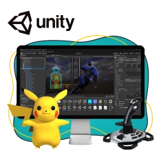 Мир игр на Unity 2D на популярном движке + AI-помощники - КИБЕРшкола программирования для детей, компьютерные курсы для школьников, начинающих и подростков - KIBERone г. Крымск