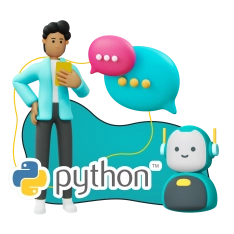 Умный чат-бот на Python на Telegram - КИБЕРшкола программирования для детей, компьютерные курсы для школьников, начинающих и подростков - KIBERone г. Крымск