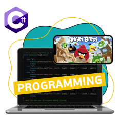 Программирование на C#. Удивительный мир 2D-игр - КИБЕРшкола программирования для детей, компьютерные курсы для школьников, начинающих и подростков - KIBERone г. Крымск